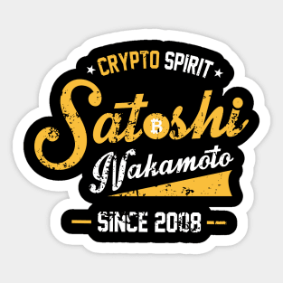 bitcoin - Satoshi Nakamoto Sticker